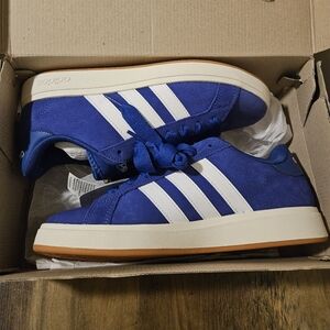 Adidas Men's Blue Grand Court Base 00s Sneakers Size 7.5